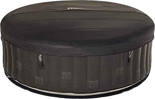 6-Person Outdoor Bubble Spa with UVC Sanitization, Quick Heating