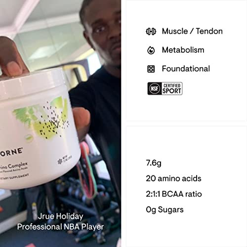 Thorne Amino Complex - Clinically Validated for Lean Muscle & Energy - NSF Certified, Berry Flavor