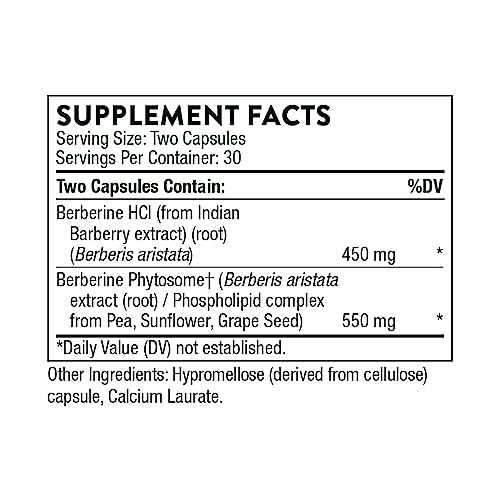 Thorne Berberine - Heart Health & Immune Support