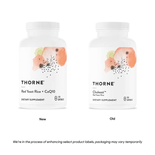 Red Yeast Rice + CoQ10 - Healthy Cholesterol, Cardio Support (8 words)