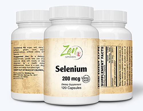 Selenium 200 Mcg - Boosts Immune, Thyroid, Prostate & Heart