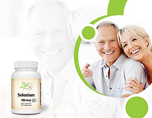 Selenium 200 Mcg - Boosts Immune, Thyroid, Prostate & Heart