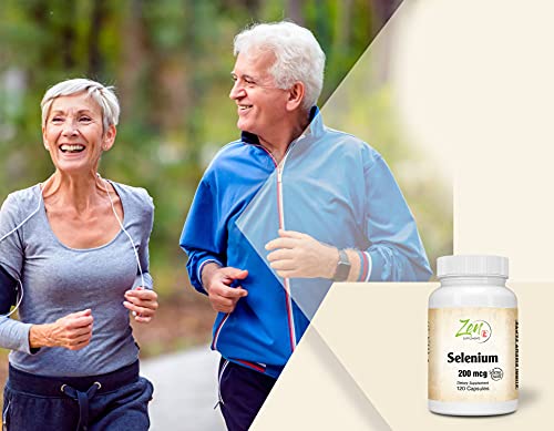 Selenium 200 Mcg - Boosts Immune, Thyroid, Prostate & Heart