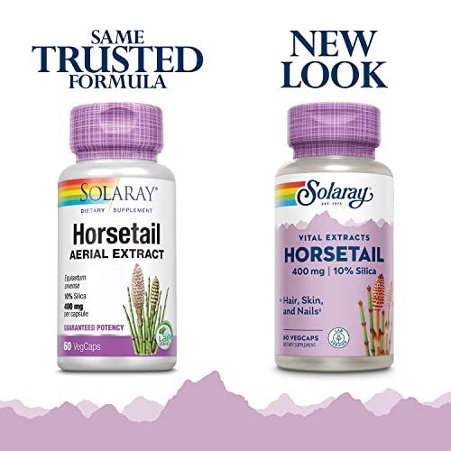 SOLARAY Horsetail Aerial Extract Veg Capsules 400mg | 60ct