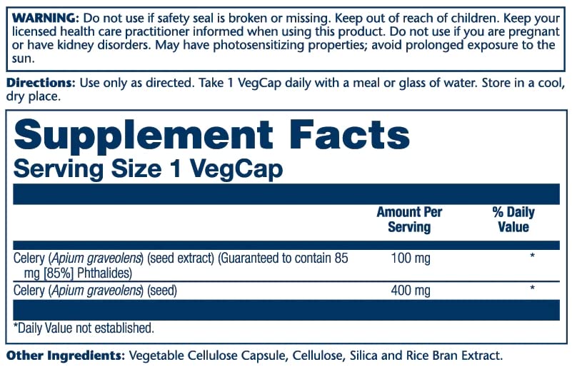 SOLARAY Celery Seed Extract | Joint Health Support