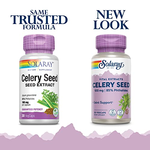 SOLARAY Celery Seed Extract | Joint Health Support