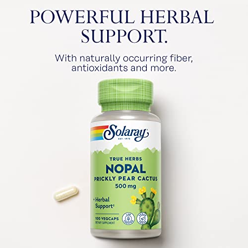 Solaray Nopal Prickly Pear Cactus 500 mg VegCaps