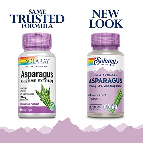 SOLARAY Asparagus Rhizome Extract 175mg | Urinary & Digestive Support