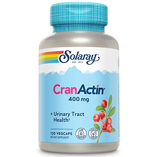 Solaray Cranactin Cranberry Capsules, 400mg (120 count)