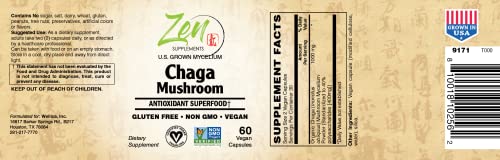 Chaga Mushroom - 60 VegCaps