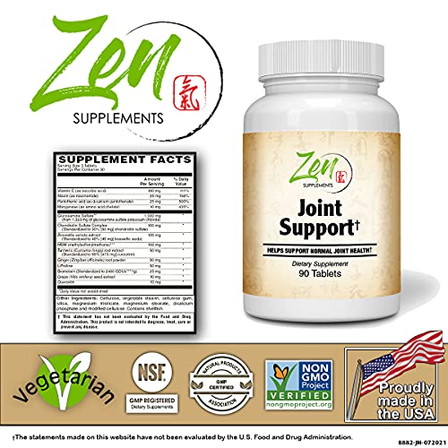 Joint Support - 90 Tablets - Glucosamine, Chondroitin & Boswellia