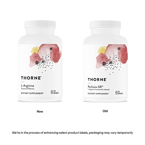 Thorne L-Arginine Sustained Release - Heart Support - 120 Capsules
