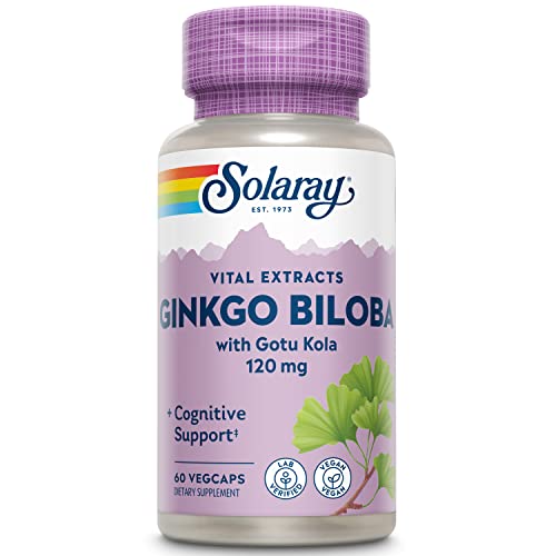 Solaray Ginkgo Biloba Leaf Extract | Supports Brain & Memory Health