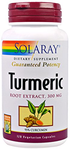 Solaray 300mg Turmeric Root Extract Capsules, 120 Count
