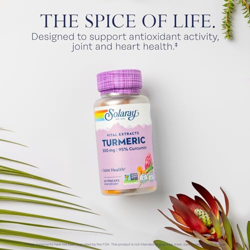 Solaray Turmeric 300 mg - Joint & Heart Support