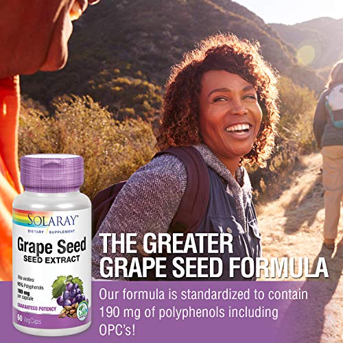 SOLARAY Grape Seed Extract 100mg for Cardiovascular Health