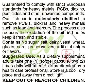 Omega-3 - Burpless Fish Oil Capsules for Health