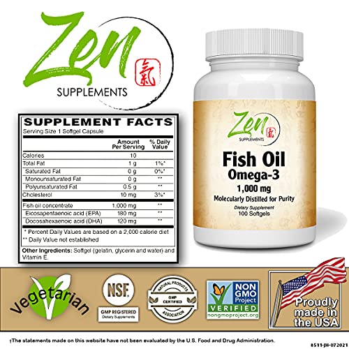 Omega-3 - Burpless Fish Oil Capsules for Health
