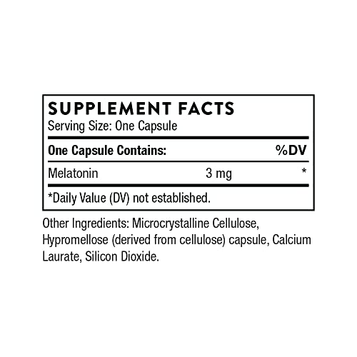 Thorne Melaton-3-3mg Melatonin - Circadian Rhythms & Restful Sleep