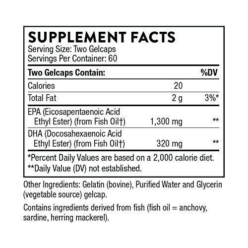 High Concentration Thorne Super EPA Pro - 120 Gelcaps