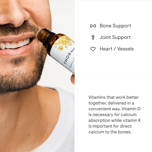 Thorne Vitamin D + K2 Liquid - Bone & Muscle Support