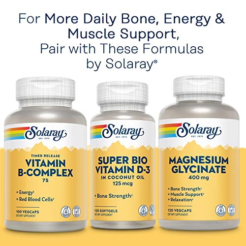Solaray Cal-Mag Citrate Capsules with D-3 & K-2