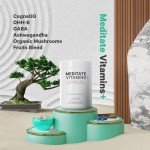 Meditate Vitamins+ for Brain Health - 60 Capsules