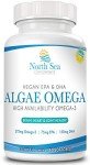 Vegan Algae Omega-3 Softgels for Health 60ct