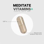 Meditate Vitamins+ for Brain Health - 60 Capsules