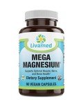 Livamed Mega Magnesium Capsules - 90 Count