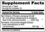 Livamed Tart Cherry & Turmeric Veggie Tabs 60 Count