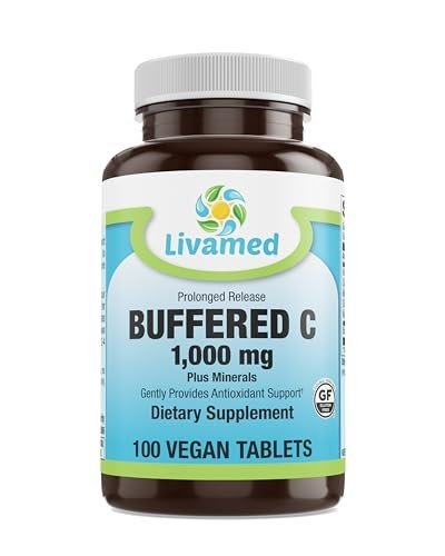Livamed Buffered Vitamin C 1,000 mg - 100 Tabs