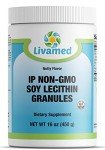 Livamed Non-GMO Soy Lecithin Granules, 16 oz