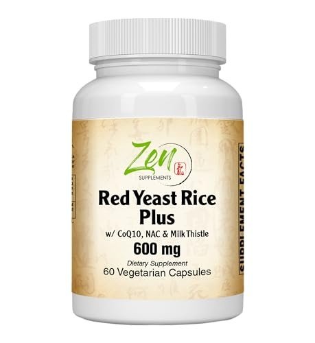 Zen Supplements Red Yeast Rice & CoQ10 Capsules