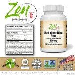 Zen Supplements Red Yeast Rice & CoQ10 Capsules