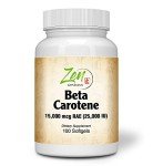 Beta Carotene 25,000 IU Softgels for Health