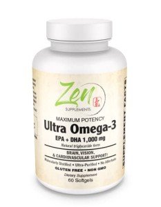 Omega-3 Fish Oil Softgels - 60 Count