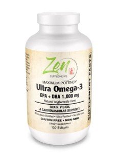 Ultra Omega-3 Fish Oil Softgels - 120 Count