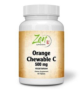Chewable Vitamin C 500mg - Orange Flavor Tablets