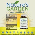 Nature's Garden Cayenne Pepper 500mg Veggie Caps