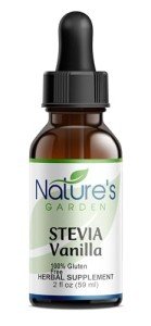 Nature's Garden Vanilla Stevia Liquid Sugar Substitute