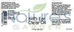 Kid's Ear Clear Oil - Herbal Formula 1 oz