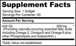Krill Oil Omega-3 Softgels for Heart & Brain