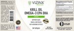 Krill Oil Omega-3 Softgels for Heart & Brain