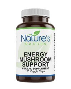 Nature's Garden Energy Mushroom Support Capsules, 60 Count