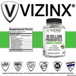 Vizinx 30 Billion Probiotics - 10 Strains, Vegetarian