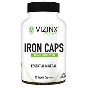 Vizinx Iron 18mg - 60 Veggie Caps