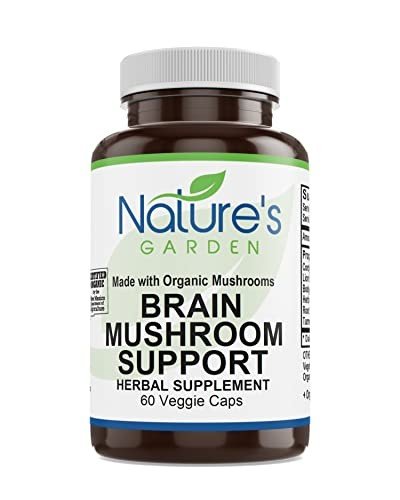 Nature's Garden Brain Support Mushroom Capsules 60 VegCap