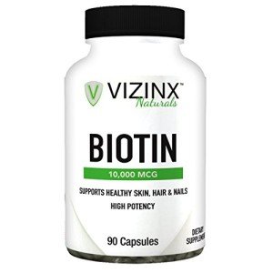 VIZINX Biotin 10,000 MCG for Skin, Hair, Nails