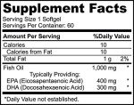 Vizinx EPA-DHA 1000 MG Fish Oil Softgels